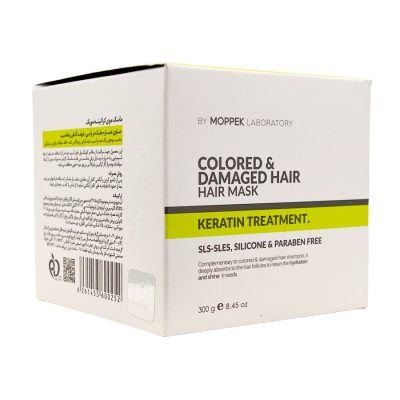 ماسک موی کراتینه موپک Moppek Hair Mask Colored and Damaged Hair