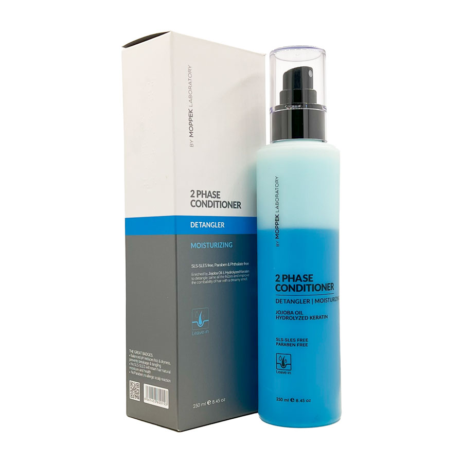 اسپری گره باز کن و آبرسان موپک Moppek Detangler Moisturizing Conditioner