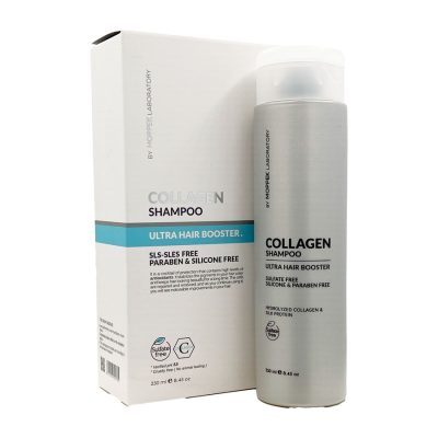 شامپو کلاژن حاوی ویتامین ها و اکتیوهای موثر 250 میلی لیتر موپک Moppek Collagen Shampoo