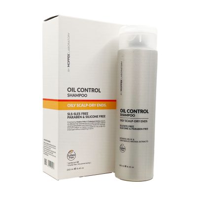 شامپو متعادل کننده چربی موپک Moppek Oil Control Shampoo Oily Scalp Dry Ends