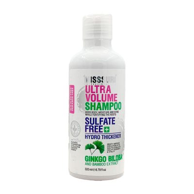 شامپو موهای نازک و کم حجم 320 میلی لیتر میسوری Ultra Volume Shampoo Ginkgo Biloba Misssuri