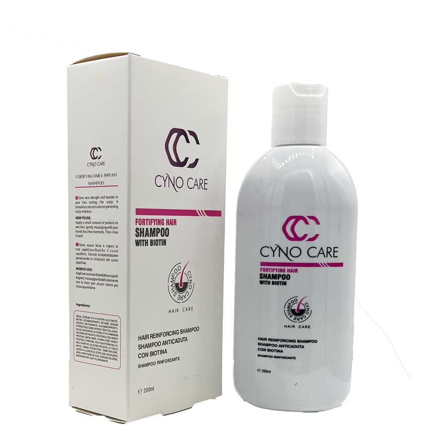 شامپو تقویت کننده مو حاوی بیوتین 200 میلی لیتر سینوکر Cyno Care Fortifying with Biotin