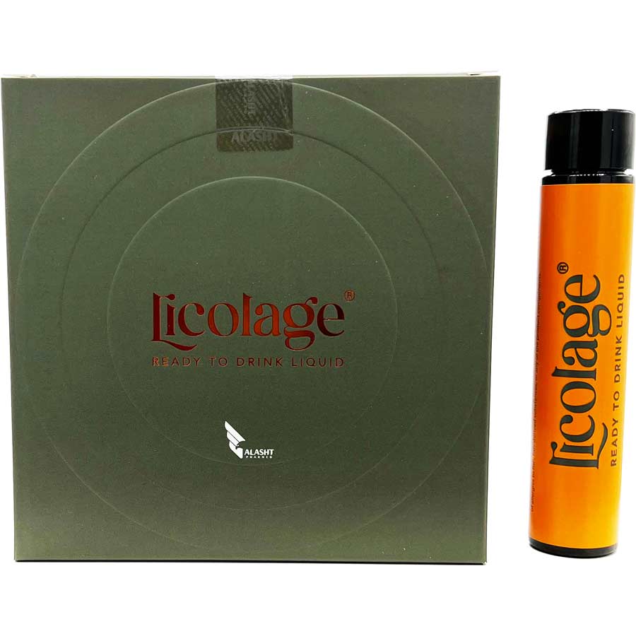 محلول خوراکی پپتید هیدرولیز شده به همراه مولتی ویتامین مینرال 10*40 میلی لیتر لیکلاژ Licolage 10000mg 400ml