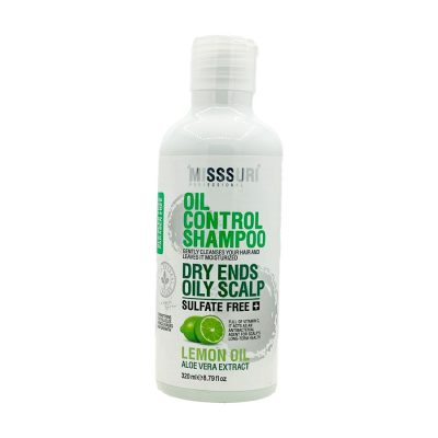 شامپو متعادل کننده چربی موی سر حاوی عصاره آلوئه ورا و روغن لیمو 320 میلی لیتر میسوری Oil Control Shampoo Lemon Oil Misssuri