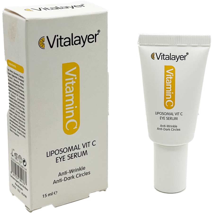 سرم دور چشم ویتامین ث لیپوزومال 15 میلی لیتر ویتالایر Vitalayer Liposomal Vitamin C Eye Serum