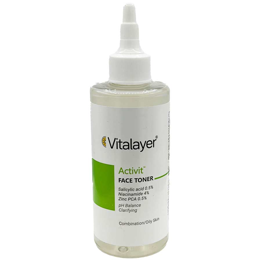 تونر صورت اکتی ویت مناسب پوست چرب 200 میلی لیتر ویتالایر Vitalayer Activit Face Toner