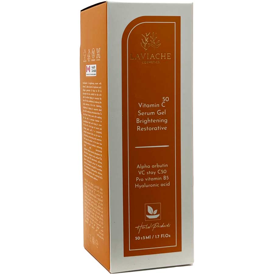 سرم ژل ضد لک روشن کننده ویتامین ث 50 میلی لیتر لاویاچه Laviache Serum Gel Vitamin C