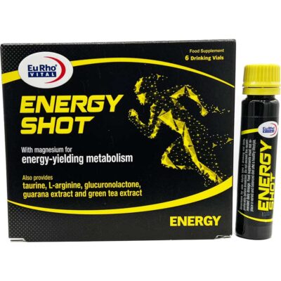 محلول خوراکی ویال انرژی شات 6 عددی یورویتال Eurhovital Vial Energy Shot Box 6