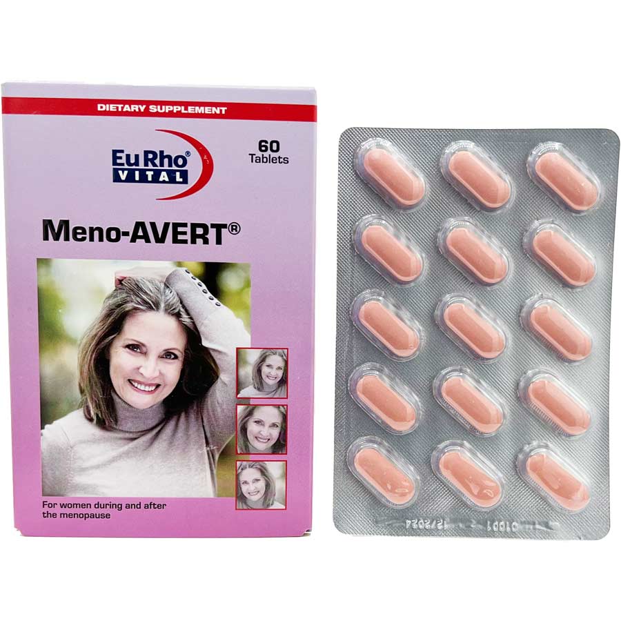 قرص منو اورت 60 عددی یورویتال Eurhovital Meno Avert Tablet Box 60
