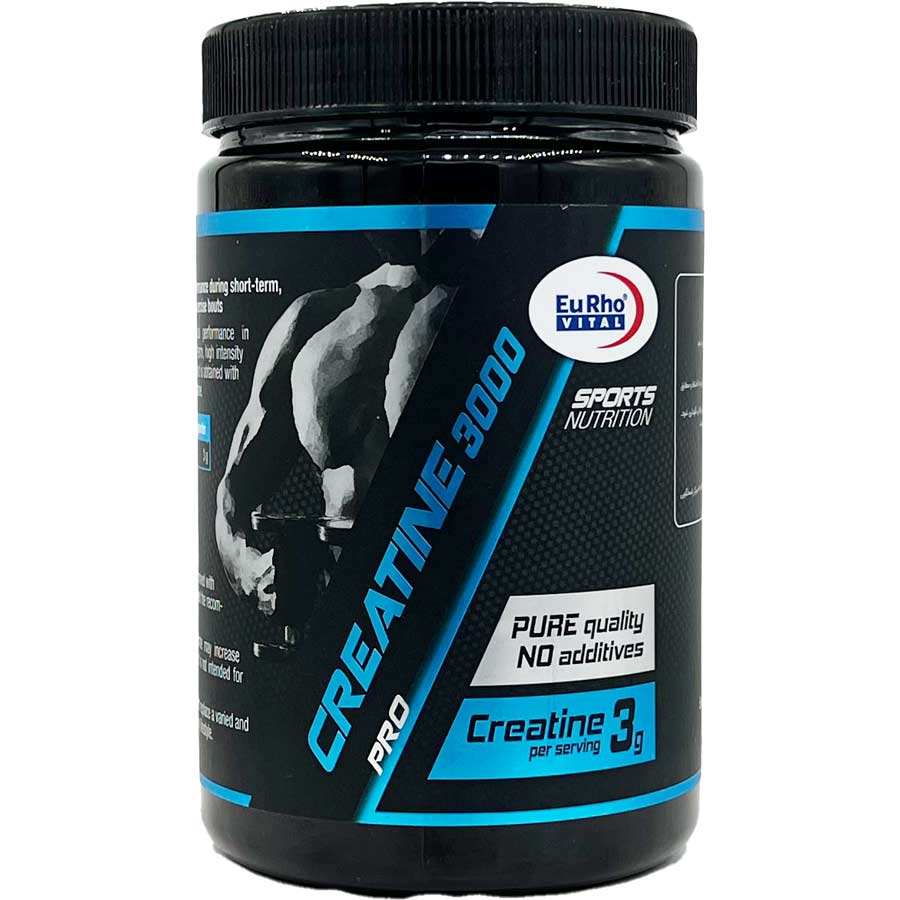 پودر کراتین 3000 350گرمی یورویتال Eurhovital Creatine Pro