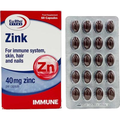 سافت ژل زینک 40 یورویتال Eurhovital Zink Softgel