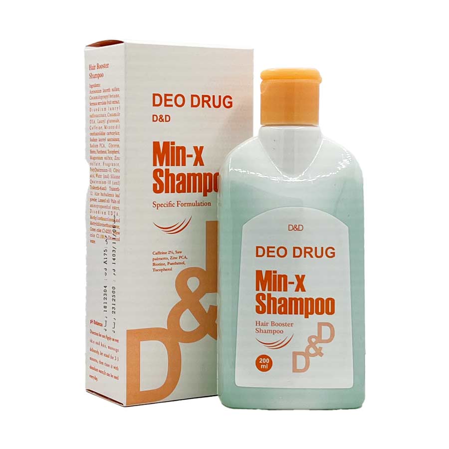 شامپو تقویت کننده مو Min-x دئودراگ Deo Drug Shampoo Min-x