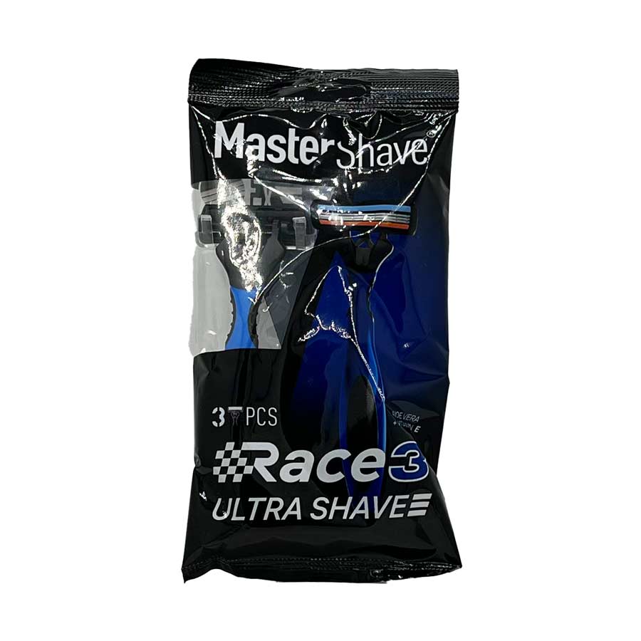 تیغ یک‌بار مصرف ریس 3 لبه مسترشیو Master Shave Race 3 Box 3