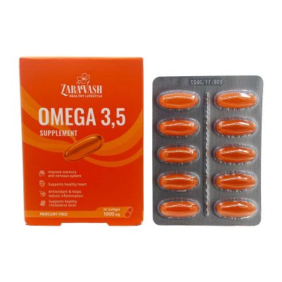 سافت‌ژل امگا 3 و 5 رزاوش Zaravash Omega 3 & 5