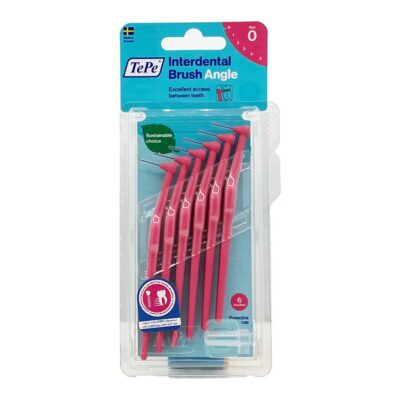 مسواک بین دندانی دسته دار شماره 0 ته په Tepe Interdental Brush Angle