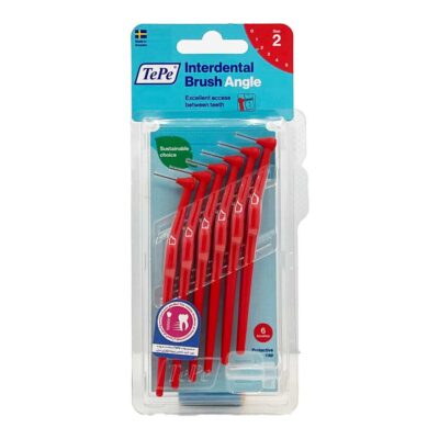 مسواک بین دندانی دسته دار شماره 2 ته په Tepe Interdental Brush Angle