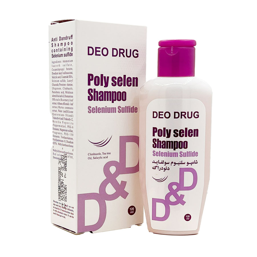 شامپو ضد شوره سلنیوم سولفاید دئودراگ Deo Drug ‍Poly Selen Shampoo
