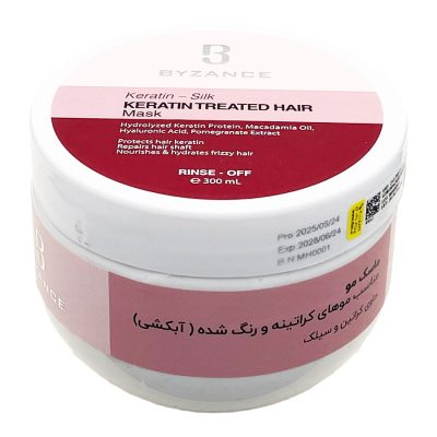 ماسک موی کراتنیه و رنگ شده بیزانس Byzance Keratin Hair Mask