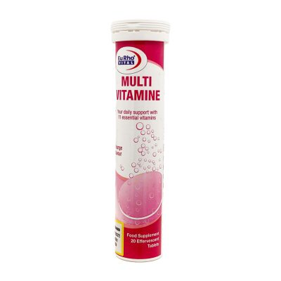 قرص جوشان مولتی ویتامین یورویتال Eurhovital Multivitamin Effervescent