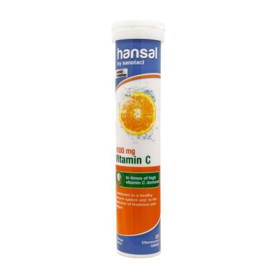 قرص جوشان ویتامین ث هانسال Hansal Vitamin C 1000