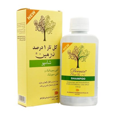 شامپو درمین 1 درصد کل تار Dermin 1% Coal Tar