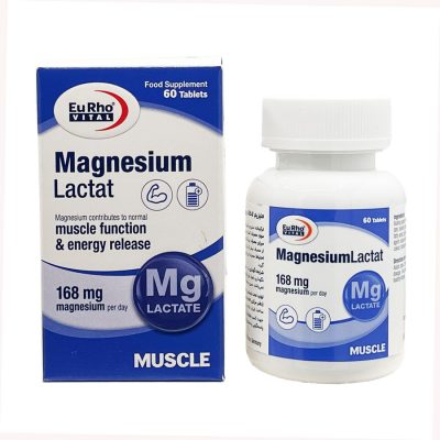 قرص منیزیم لاکتات یورویتال Eurhovital Magnesium Lactate