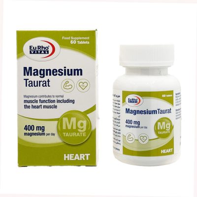 قرص منیزیم تائورات یورویتال Eurhovital Magnesium Taurate