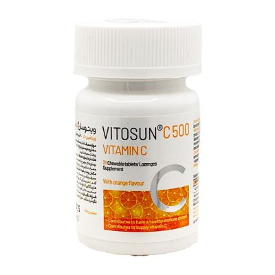 قرص جویدنی مکیدنی ویتامین ث Rougine Vitamin C 500mg
