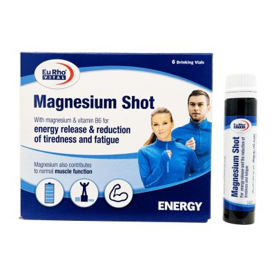 ویال خوراکی منیزیم شات یورویتال Eurhovital Magnesium Shot