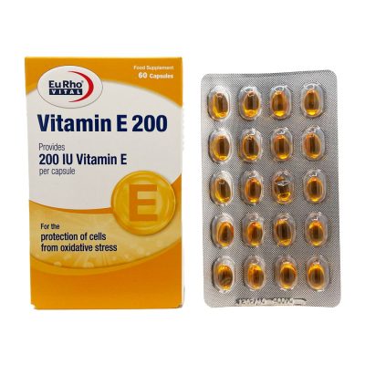 کپسول نرم ویتامین ای 200 یورویتال Eurhovital Vitamin E 200
