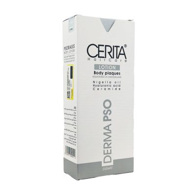 لوسیون بدن پسوریازیس سریتا Cerita Derma PSO Lotion Body Plaques