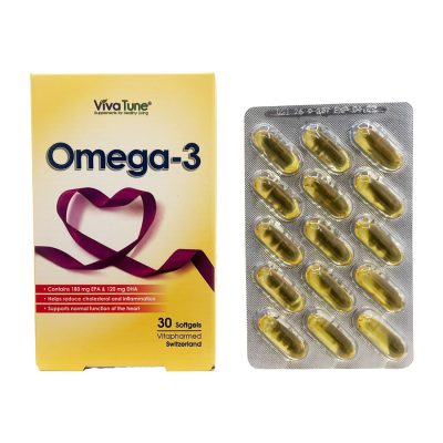 کپسول ژلاتینی امگا 3 ویوا تیون Vivatune Omega 3