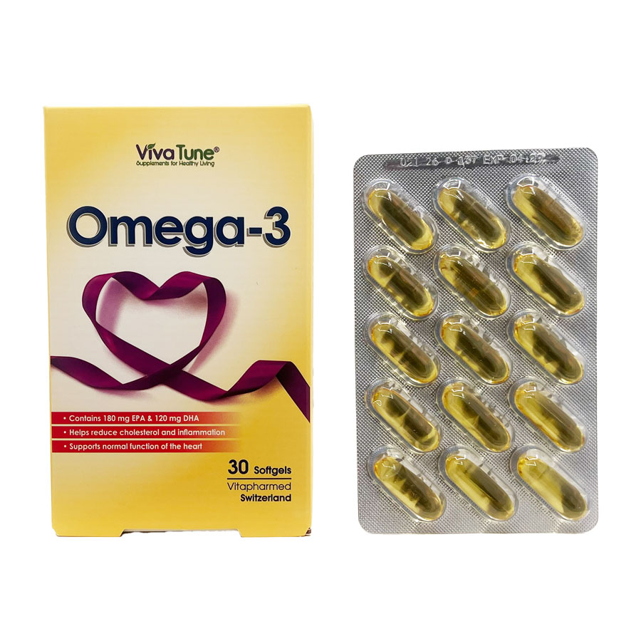 کپسول ژلاتینی امگا 3 ویوا تیون Vivatune Omega 3
