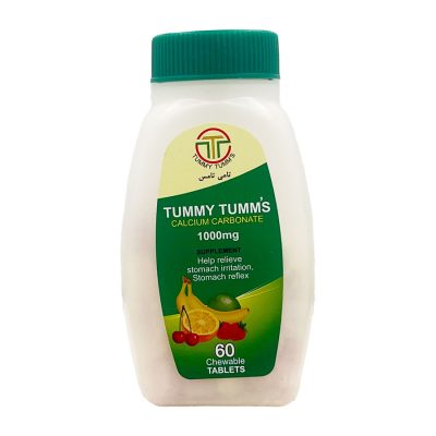 قرص جویدنی کلسیم کربنات تامی تامز Tummy Tumms Calcium Carbonate