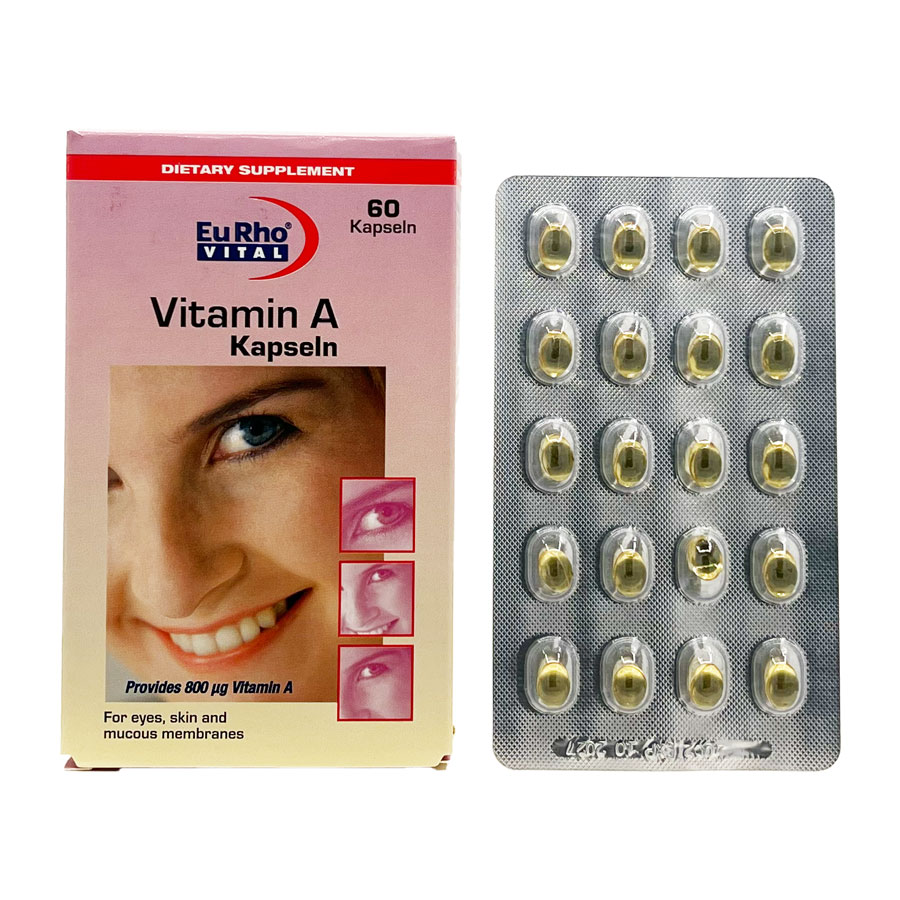کپسول نرم ویتامین آ یوروویتال Eurhovital Vitamin A