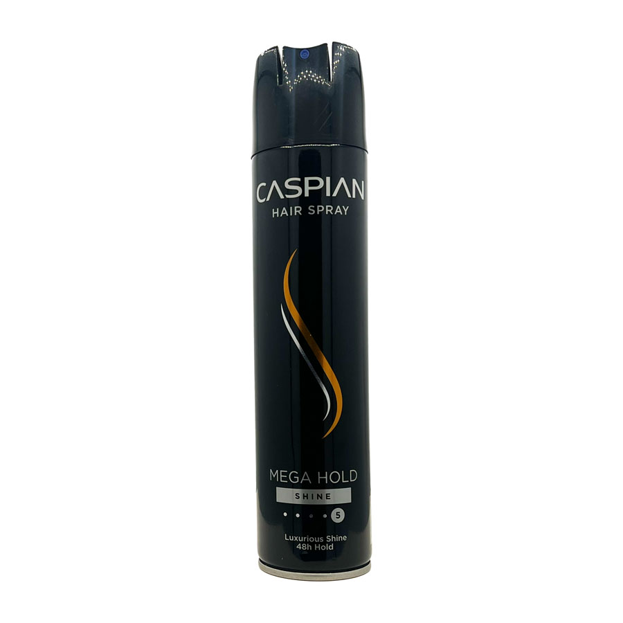 اسپری مو مگا هولد کاسپین Caspian Mega Hold Shine 250ml