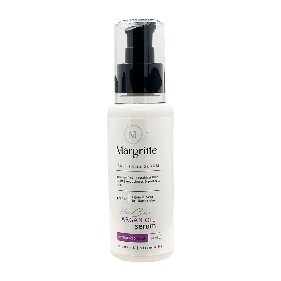 سرم نرم کننده و ضد وز مو روغن آرگان مارگریت Margritte Anti Frizz Argan Oil