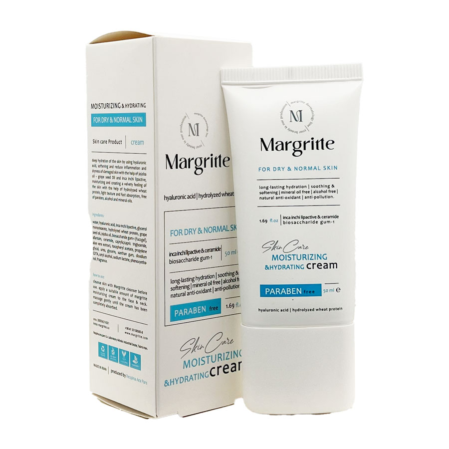 کرم مرطوب کننده آبرسان قوی پوست خشک مارگریت Margritte Moisturizing Dry Skin