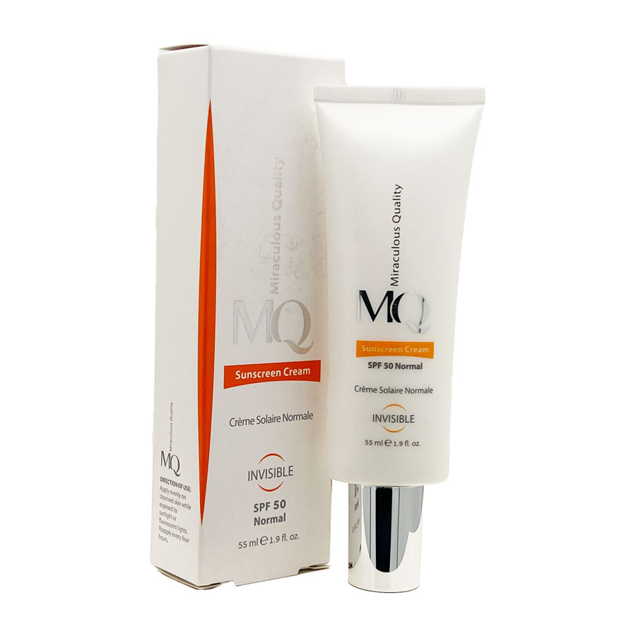 کرم ضد آفتاب پوست نرمال بی رنگ ام کیو MQ Sunscreen Invisible Normal