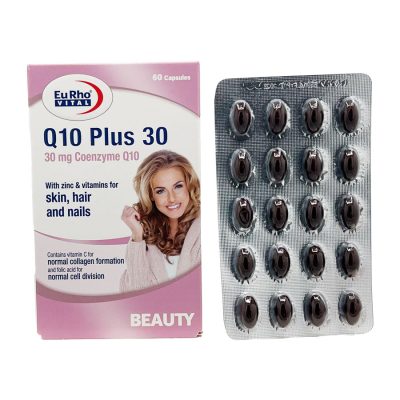سافت ژل کیوتن پلاس 30 میلی گرم یورویتال Eurhovital Q10 Plus 30